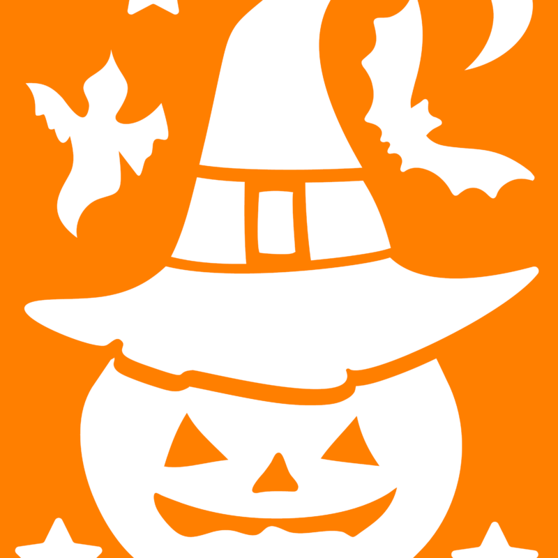 Malowanka halloween dynia