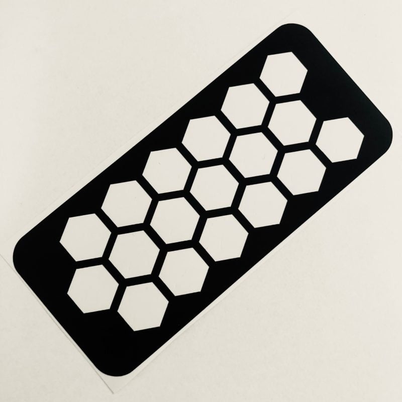 Szablon do swatchy plaster miodu
