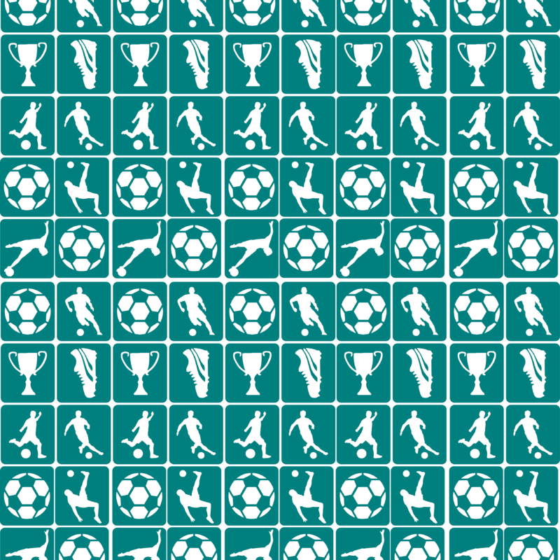 zestaw szablonów mix FOOTBALL 100 szt. (5,5x5cm)