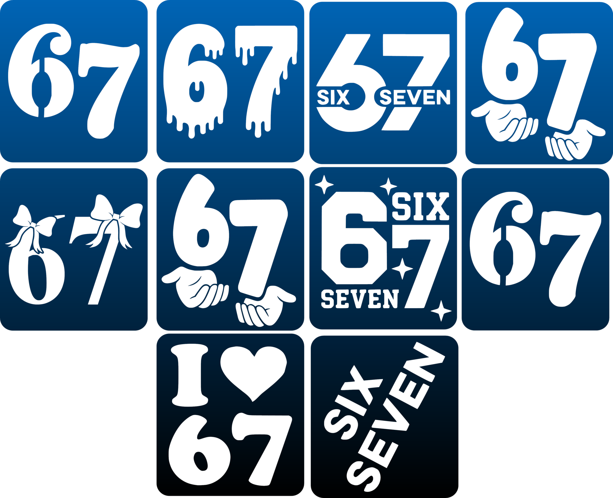 67 zestaw szablonow